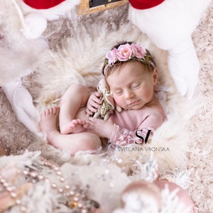 Santa Claus Christmas Digital Backdrop Newborn Digital Background Christmas Backdrop