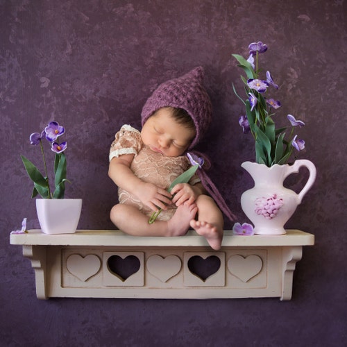 URFEDA Bébé Balançoire Nouveau-Né Garçon Filles Accessoires De Photographie Balançoire en Bois Bébés Meubles Photo ThèMe Accessoires Accessoires pour