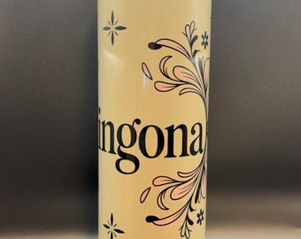 Vaso de agua de acero inoxidable Chingona