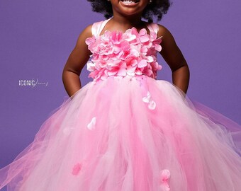 Pink Tutu Dress Baby Toddler Girl Birthday Dress Cake Smash