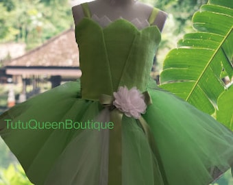 Princess  Tutu  Dress, Costume  Ballerina, Lime Green Birthday Dress