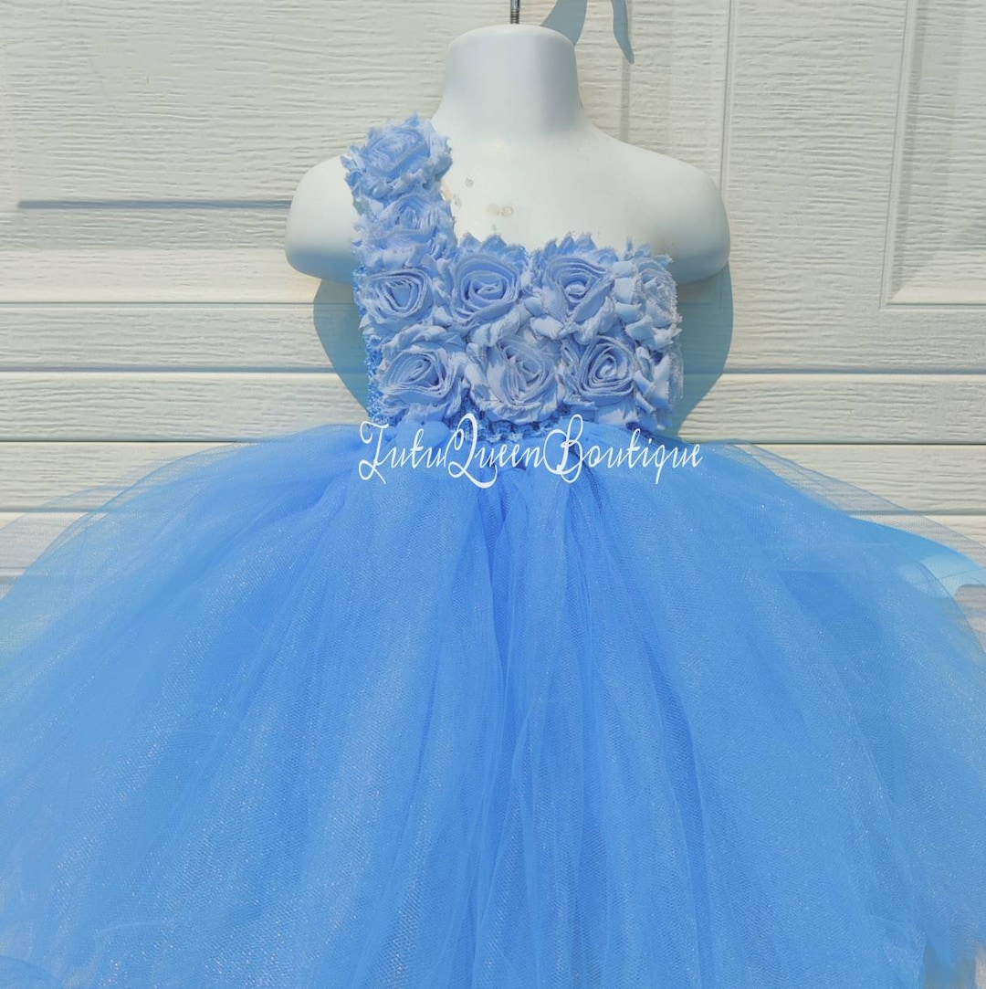Baby Blue Tutu Dress Baby Toddler Girl Birthday Dress Cake Smash