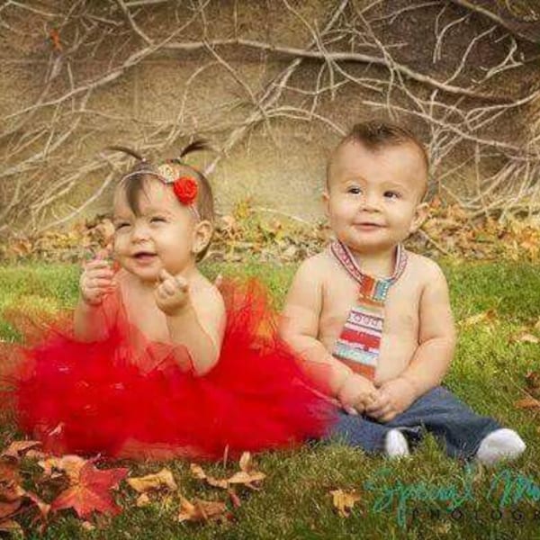 Red Tutu Newborn Infant Birthday Christmas