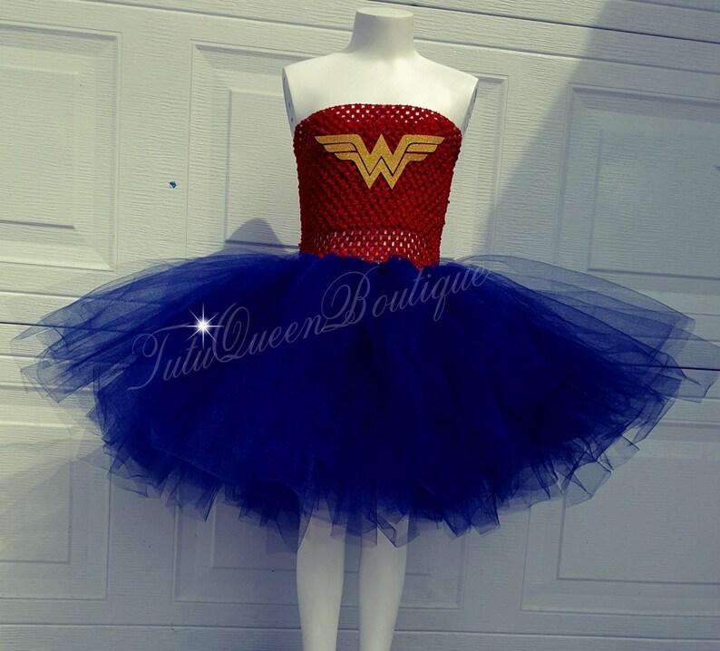 Wonder Woman Super Hero Tutu Dress Girl Toddler Baby Costume | Etsy