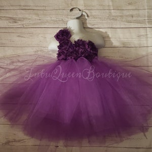 Purple Tutu Dress Baby Toddler Girl Birthday Dress Cake Smash Wedding