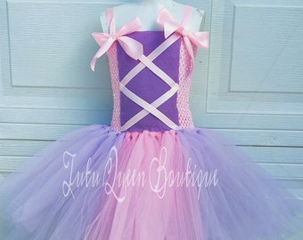 Princess Tutu  Dress Costume ,Ballerina Tutu Costume,Pink and Lavender Tutu