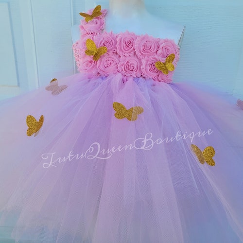 Purple Butterfly Tutu Dress Baby Dress toddler Dress Girl Etsy