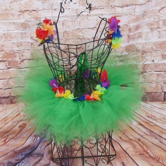 Hawaiian Laua Tutu Skirt Birthday Cake Smash Lilo Halloween - Main Image
