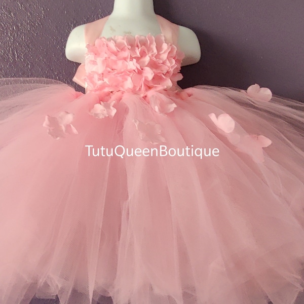 Pink Tutu Dress Baby Toddler Girl Birthday Dress Cake Smash  Pink Wedding