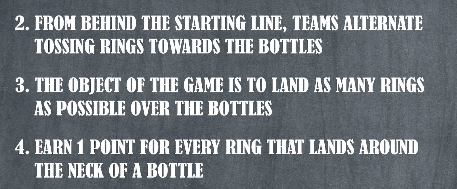 Bottle Ring Toss Sign Poster Yard Games Ring Toss Rules Etsy Canada