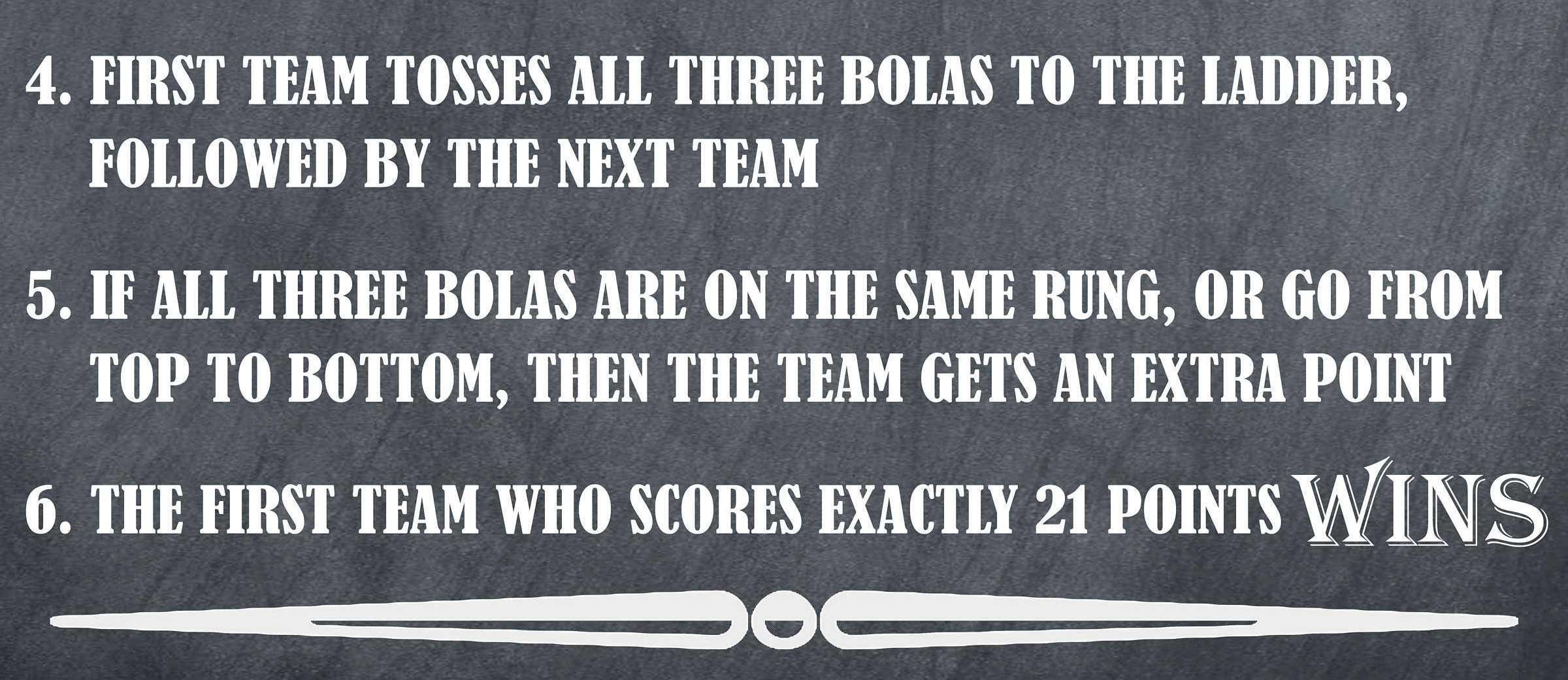 Ladder Golf Rules Ladder Toss Ladder Ball Yard Games Etsy Canada