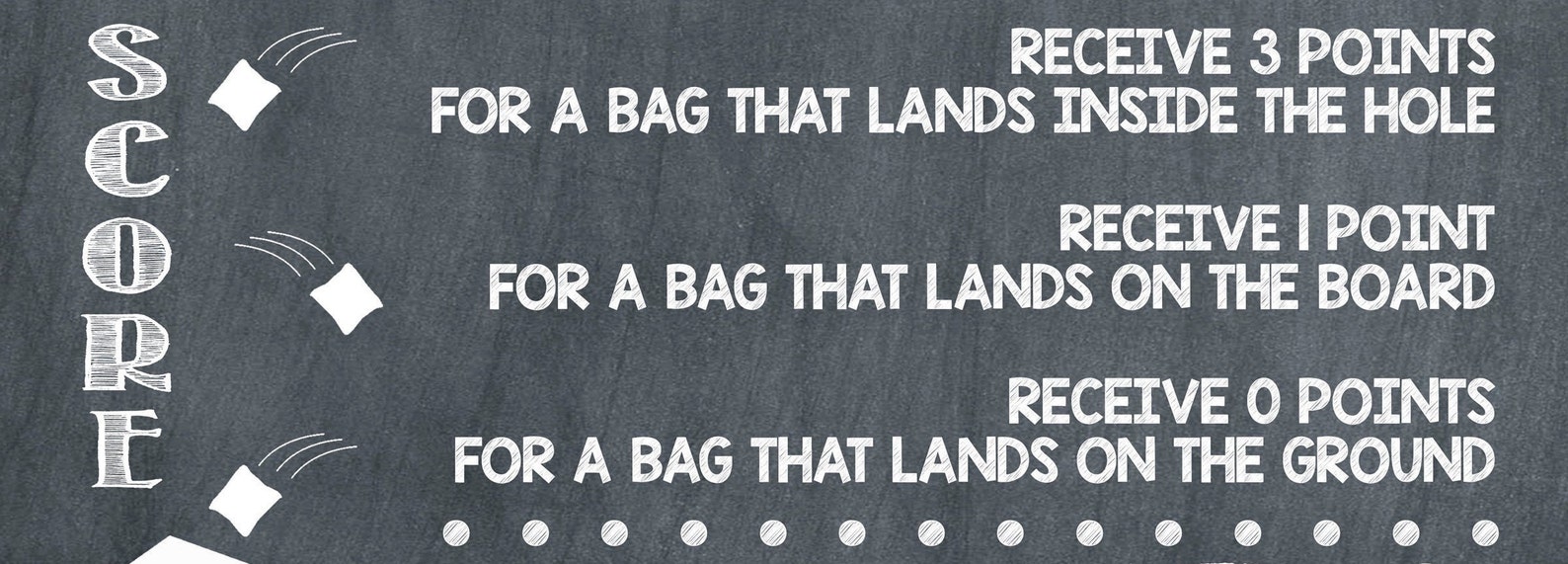 Cornhole Rules Bag Toss Rules Corn Toss Rules Yard Games Etsy