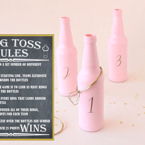 Panneau des règles du tirage au sort : mariage, fête, jeu de jardin (téléchargement numérique)