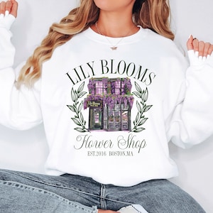 Lily Bloom&#39;s Flower Shop Sweatshirt: Book Lover Crewneck