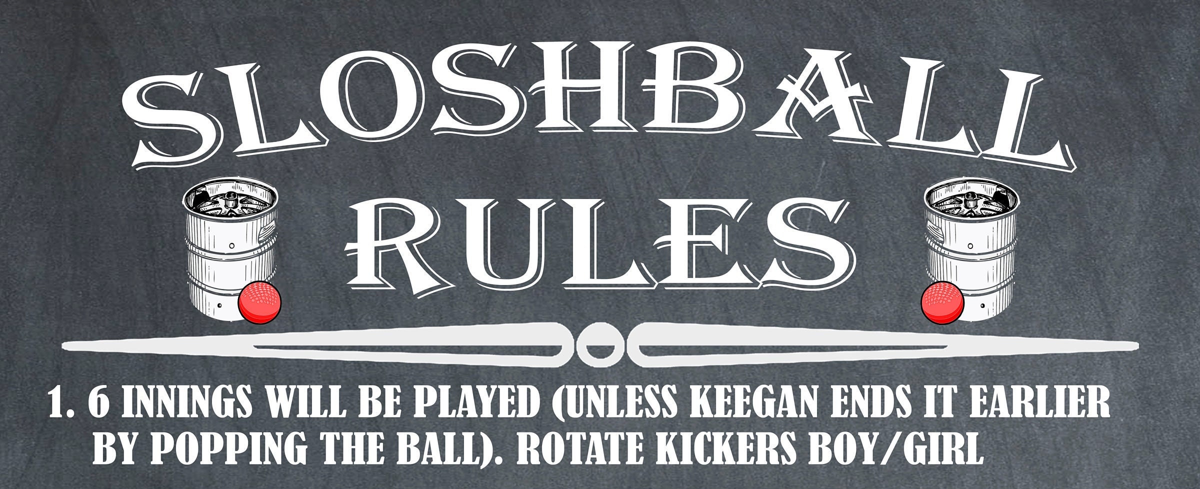 Sloshball Rules Kickball Game Rules Softball Rules Outdoor - Etsy
