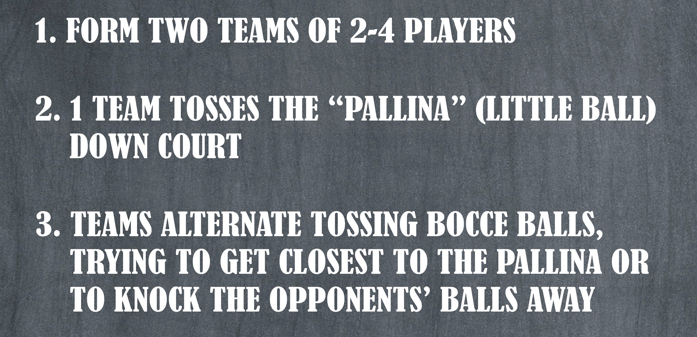 Bocce Ball Rules Bocce Ball Instructions Yard Games Outdoor Etsy