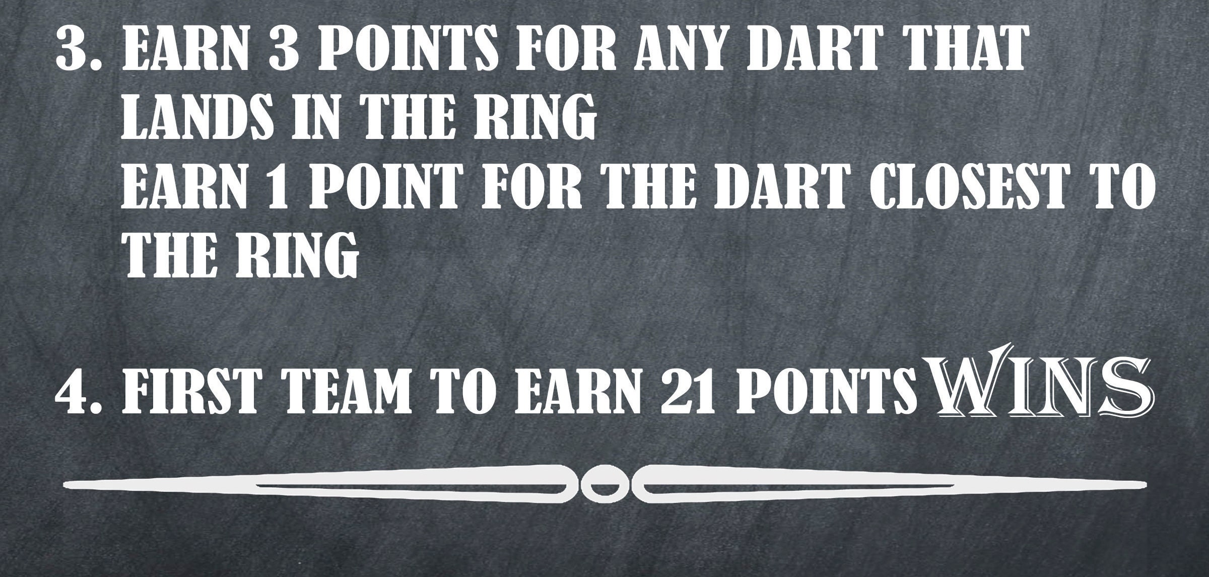 Lawn Darts Rules Lawn Darts Sign Poster Outdoor Party Games Etsy