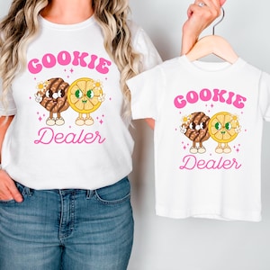 Cookie Dealer Girl Scout Tee: Toddler, Youth & Adult Sizes, Troop Leader Shirt image 1