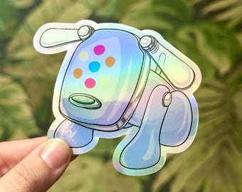 iDog stickers! retro music player y2k nostalgia toy holographic