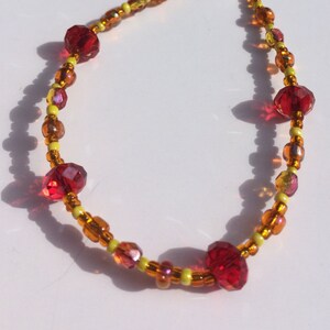 Toggle Bracelet, Fire, Red, Orange and Yellow image 1