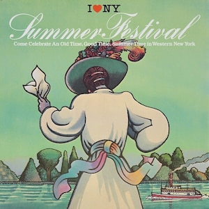 Milton Glaser Summer Festival - Western New York  - Niagara Frontier and Chautauqua Allegheny - 1984 - I Love NY Campaign