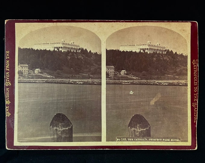 Prospect Park Hotel - Catskill New York Stereoview - Stereoscope - Vintage Catskill Mountains Memorabilia