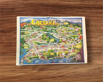 Catskill New York 1000 Piece Jigsaw Puzzle - 1992 - Catskill Rotary Club - Catskill Mountains Memorabilia - Never Opened