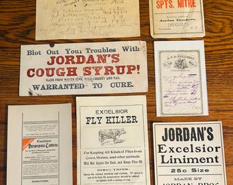 Vintage Druggist Ephemera from Coxsackie Mew York -