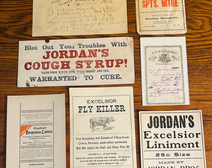 Vintage Druggist Ephemera from Coxsackie Mew York -