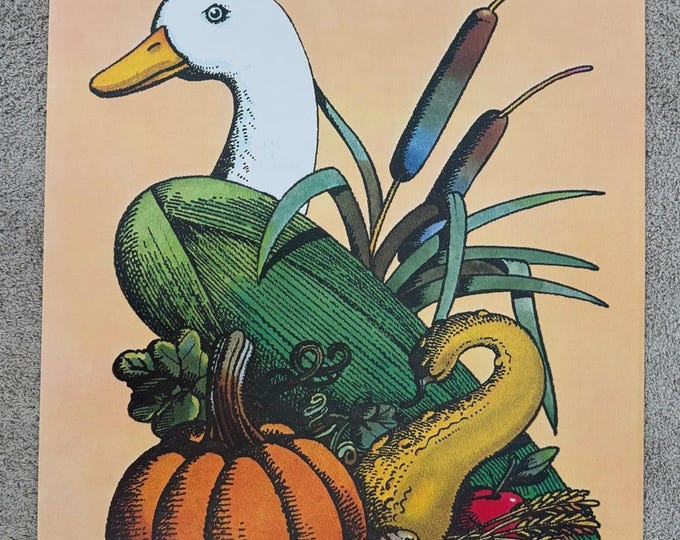 Milton Glaser Poster  - Fall Festival 1980 - Goose - Vintage New York Travel Poster
