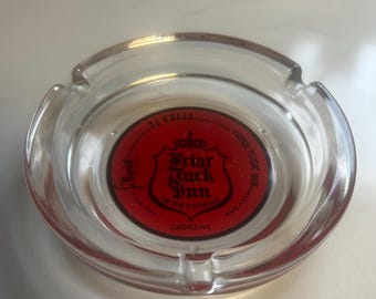 Vintage Friar Tuck Inn Ashtray - Catskill New York - Catskill Mountains Memorabilia