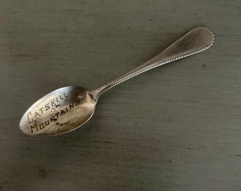 Vintage "Catskill Mountains"  Souvenir Spoon - Antique Catskill Mountains, NY Memorabilia and Collectible