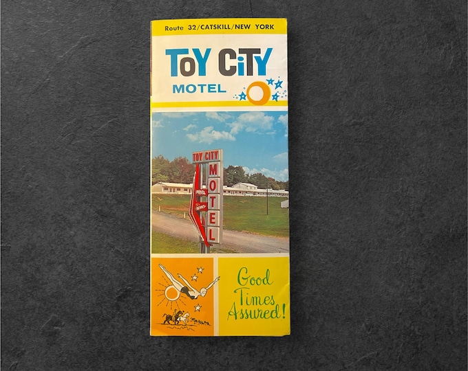 Toy City Motel Vintage Brochure and Rate Card
