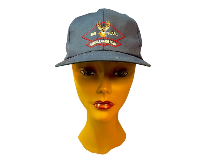 Vintage Embroidered Catskill Game Farm Baseball Cap  - 65th Anniversary - 1998
