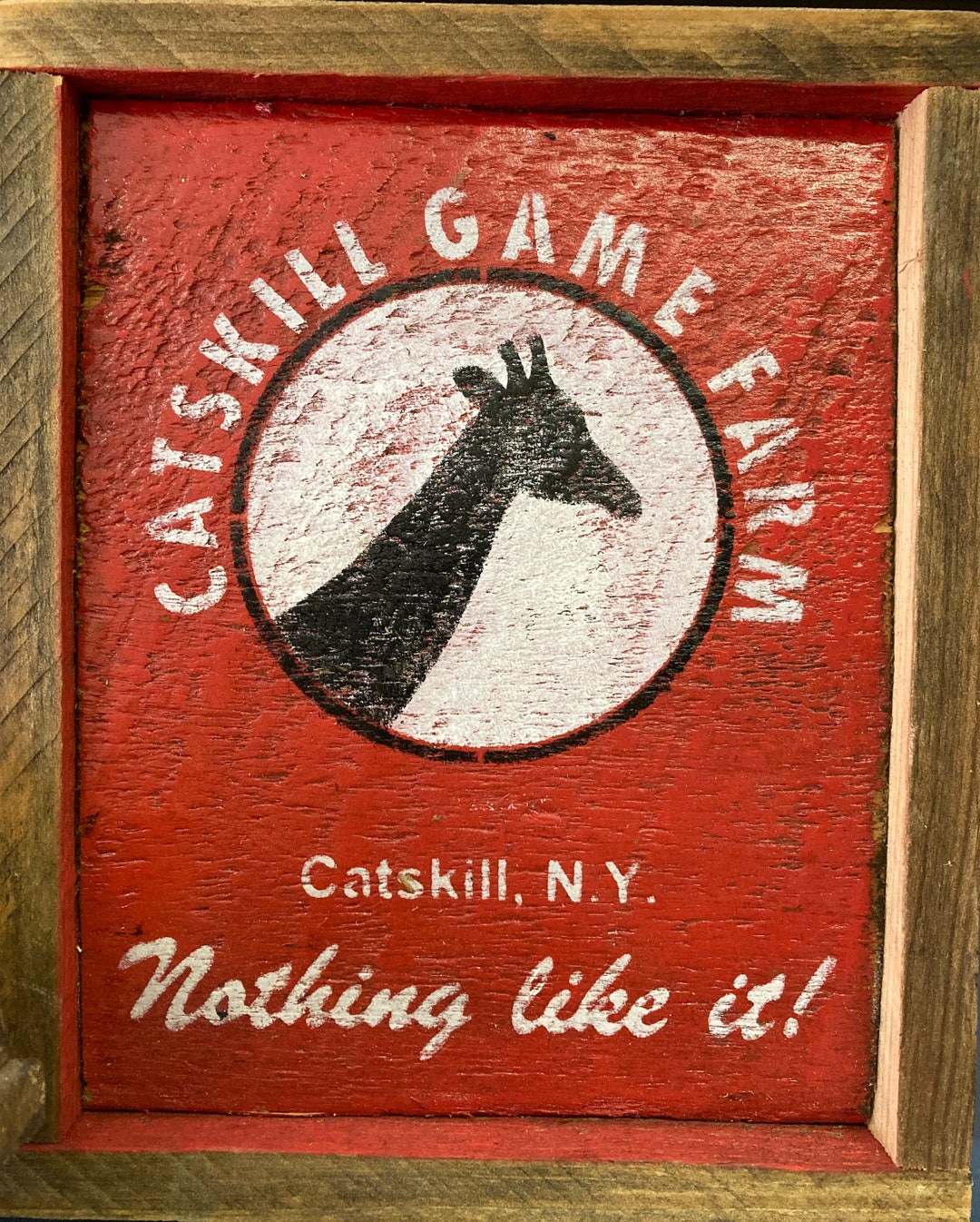 Catskill Game Farm Catskill NY Handmade of Vintage Barn Etsy