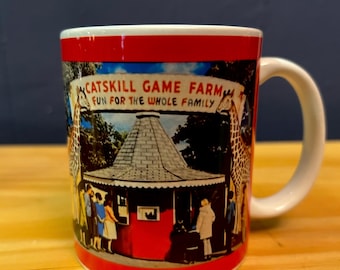 Catskill Game Farm Coffee Mug - Catskill Mountains Souvenir - Reproduction