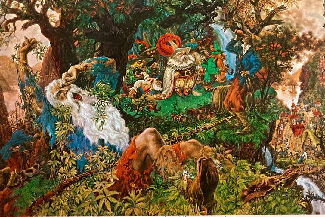 Rip Van Winkle Poster 16 X 24 Inches Reproduction Print - Etsy