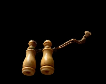 Vintage Stanhope miniature Binocular with Images of Hunter New York - Catskill Mountains Souvenir - Circa 1900