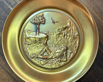 Vintage Rip Van Winkle Collectors Plate - Creative World Limited - Limited Edition - by Roger Brown - Catskill Mountains Collectible