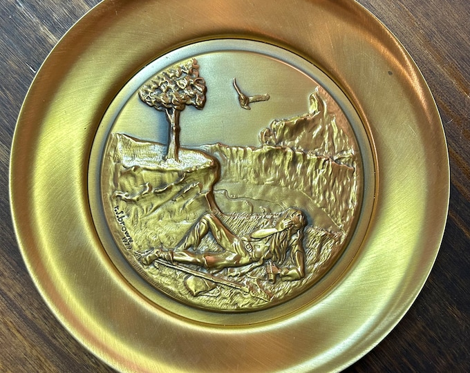 Vintage Rip Van Winkle Collectors Plate - Creative World Limited - Limited Edition - by Roger Brown - Catskill Mountains Collectible