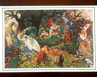 Rip Van Winkle Collectible Catskill Poscard - Image by James Lewicki for LIFE Magazine -4X6 inches - Catskill American Folklore - Catskills