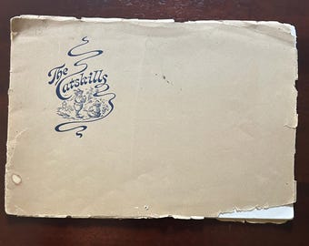 Vintage Catskill Mountains Souvenir Book - "Choice Bits of Scenery in the Catskills" - circa 1900 - Palenville NY, Catskill NY,