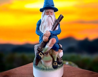 Rip Van Winkle Decanter –  Genuine Talisman Porcelain 1971 - Old Rip Van Winkle - Old Fitzgerald Whiskey - Catskill Mountains