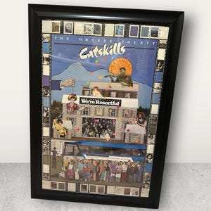 Vintage Greene County Catskill Mountains Travel Poster - Original Travel Poster - Circa 1980