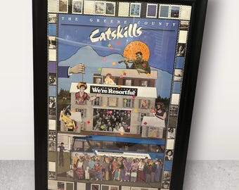 Vintage Greene County Catskill Mountains Travel Poster - Original Travel Poster - Circa 1980