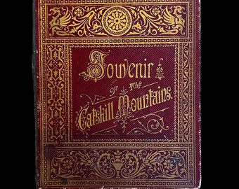 Souvenir of the Catskill Mountains - Vintage Souvenir Booklet circa 1900 - Catskill Mountain Vintage Antique - Kaaterskill Clove