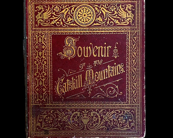 Souvenir of the Catskill Mountains - Vintage Souvenir Booklet circa 1900 - Catskill Mountain Vintage Antique - Kaaterskill Clove