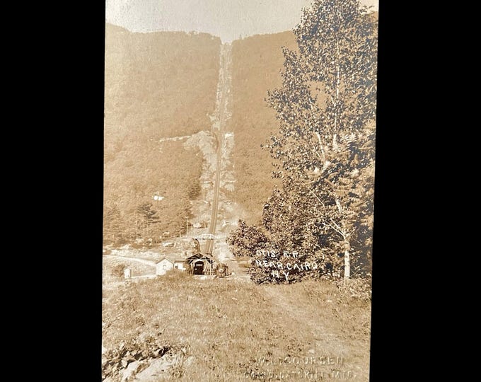 Vintage Postcard of the Otis Elevating Railway, Palenville New York - Embossed by W L Coursen, Cairo New York - Catskill Mountains