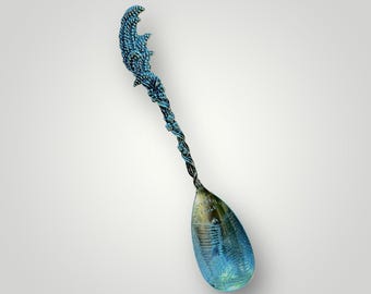 RARE Sterling Silver Kaaterskill Falls Souvenir Spoon - Circa 1900 - silversmiths Shepard Mfg Co- Catskill Mountains Memorabilia