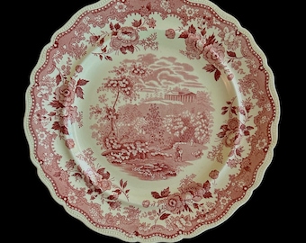 Rare Catskill Mountain House Dinner Plate - Catskill Mountains - Transferware - circa 1830's - Thomas Cole Scene - Catskill Collectible